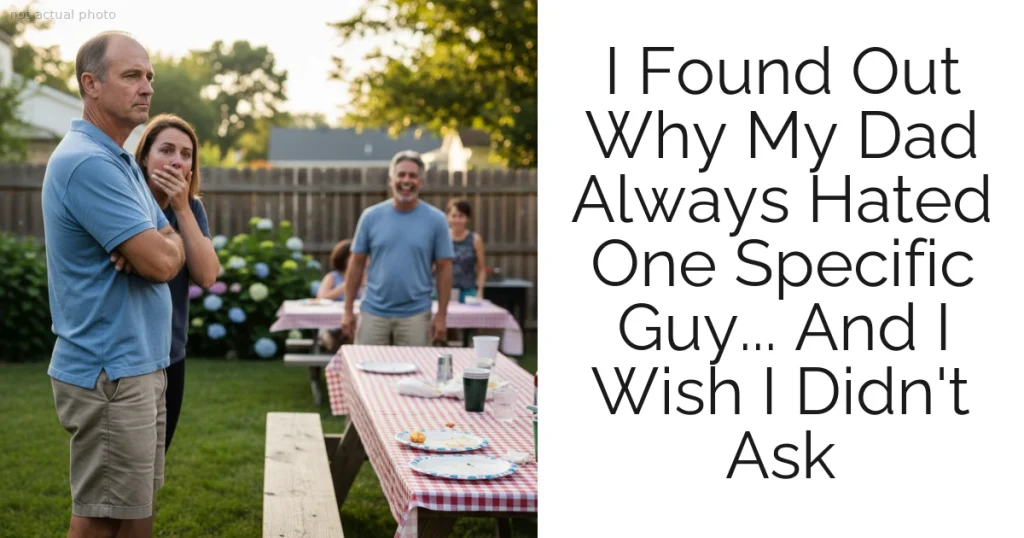 I Found Out Why My Dad Always Hated One Specific Guy... And I Wish I Didn't Ask