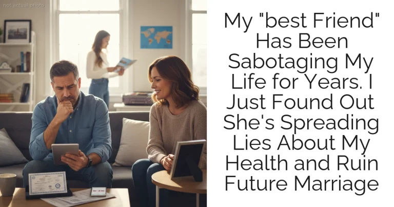 My "best Friend" Has Been Sabotaging My Life for Years. I Just Found Out She's Spreading Lies About My Health and Ruin Future Marriage