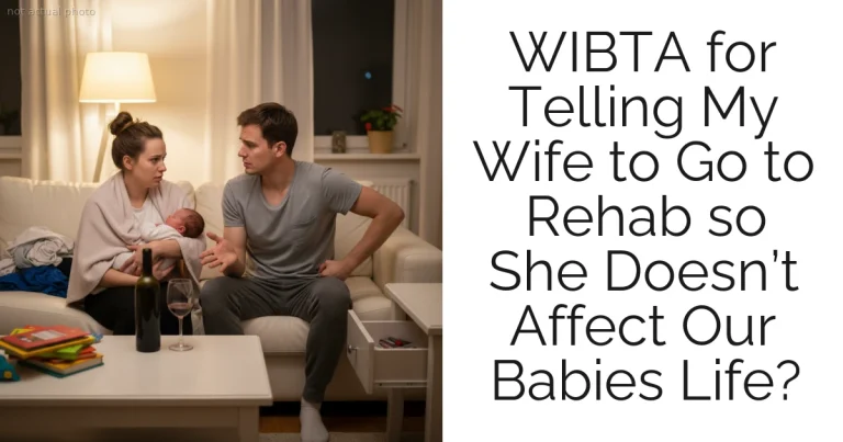 WIBTA for Telling My Wife to Go to Rehab so She Doesn’t Affect Our Babies Life?