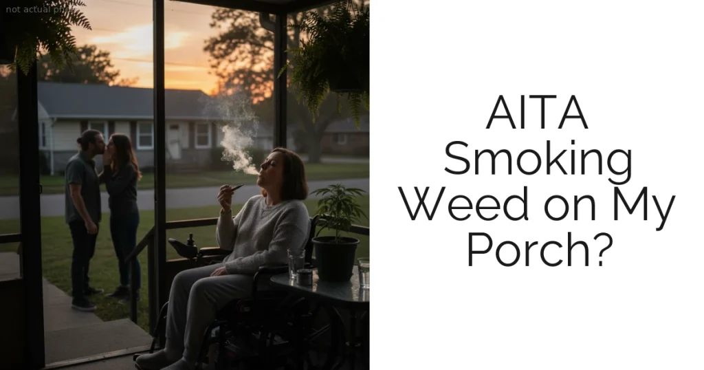 AITA Smoking Weed on My Porch?