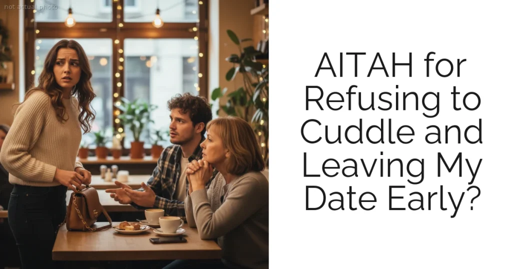 AITAH for Refusing to Cuddle and Leaving My Date Early?
