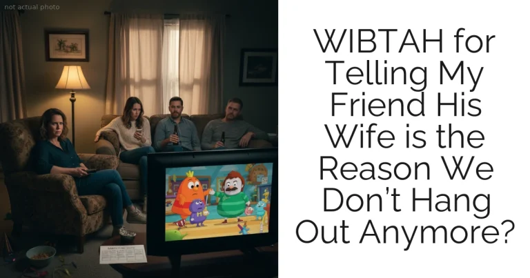 WIBTAH for Telling My Friend His Wife is the Reason We Don’t Hang Out Anymore?