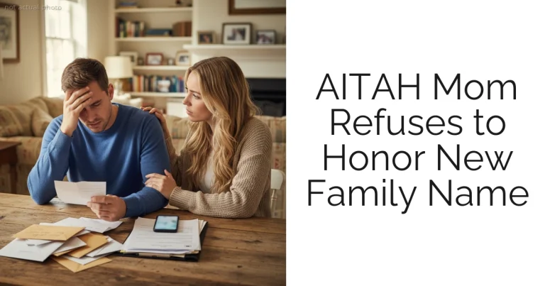 AITAH Mom Refuses to Honor New Family Name