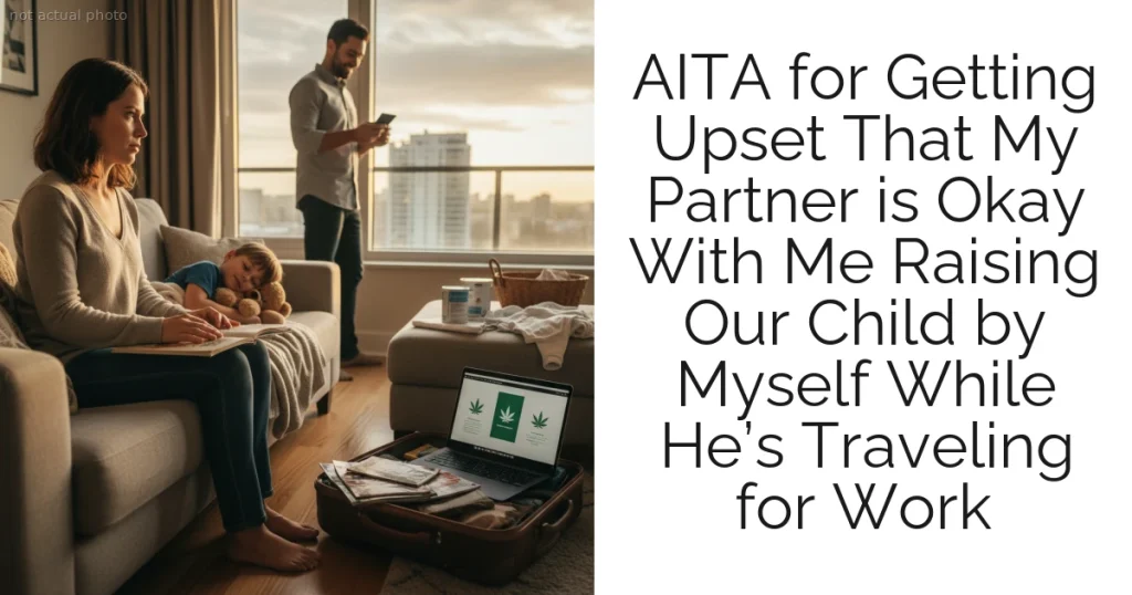 AITA for Getting Upset That My Partner is Okay With Me Raising Our Child by Myself While He’s Traveling for Work