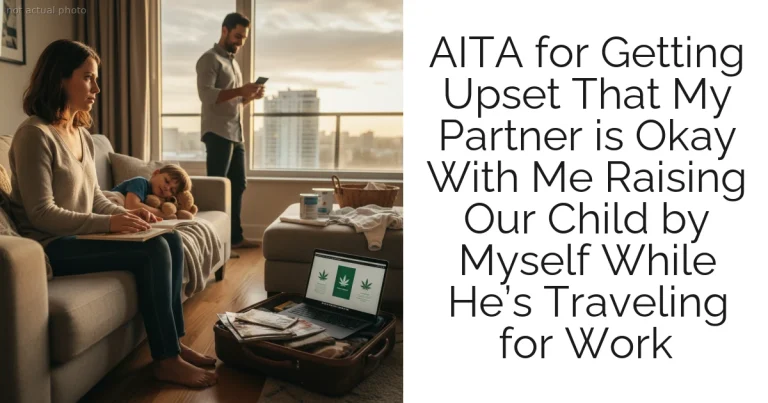 AITA for Getting Upset That My Partner is Okay With Me Raising Our Child by Myself While He’s Traveling for Work