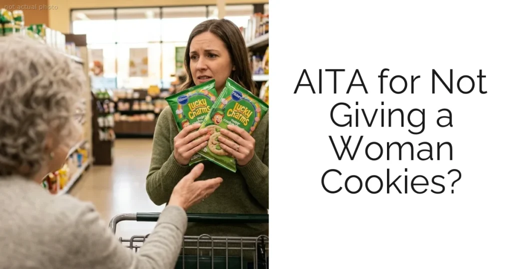 AITA for Not Giving a Woman Cookies?