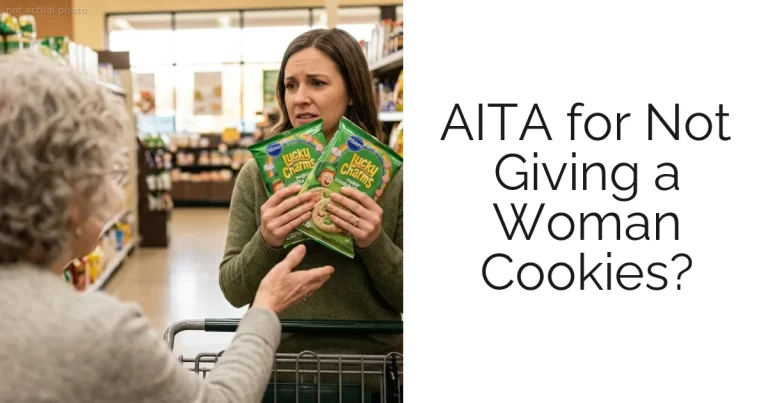 AITA for Not Giving a Woman Cookies?