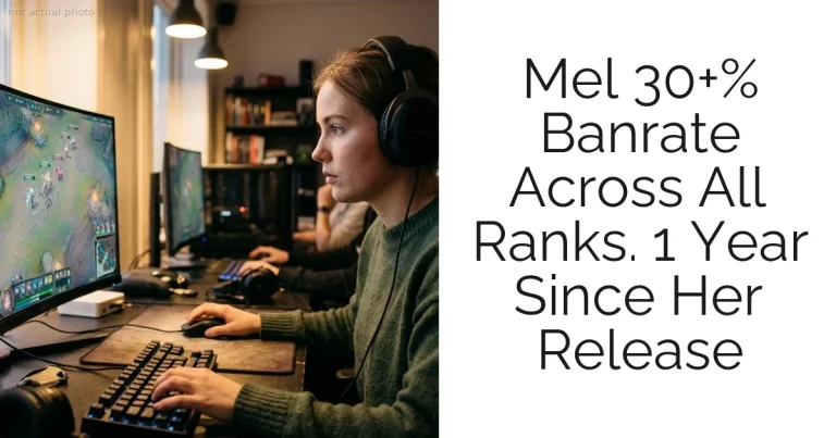 Mel 30+% Banrate Across All Ranks. 1 Year Since Her Release