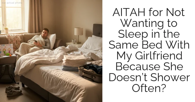 AITAH for Not Wanting to Sleep in the Same Bed With My Girlfriend Because She Doesn’t Shower Often?