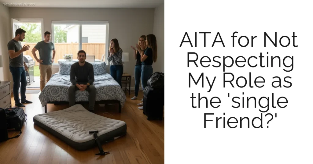 AITA for Not Respecting My Role as the 'single Friend?'