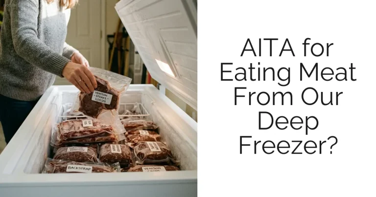 AITA for Eating Meat From Our Deep Freezer?