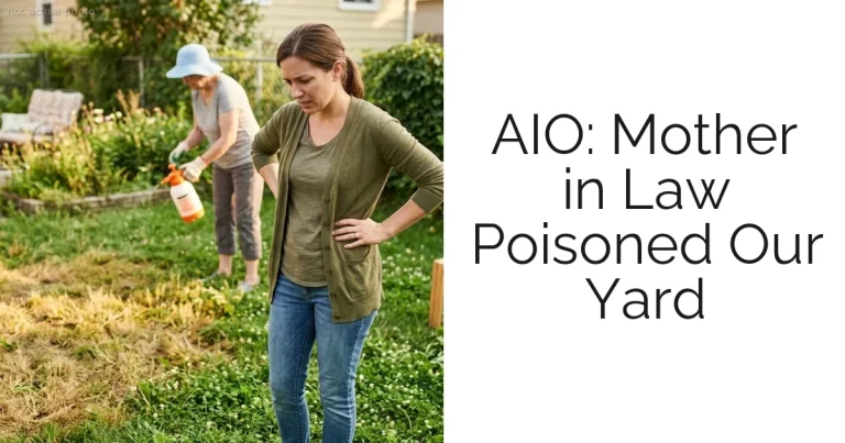 AIO: Mother in Law Poisoned Our Yard