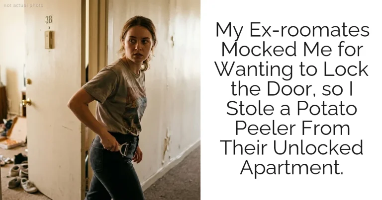 My Ex-roomates Mocked Me for Wanting to Lock the Door, so I Stole a Potato Peeler From Their Unlocked Apartment.