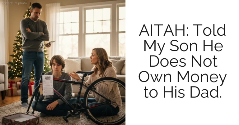 AITAH: Told My Son He Does Not Own Money to His Dad.
