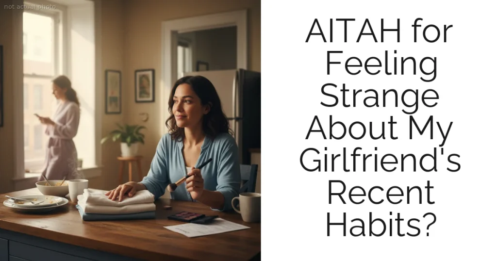 AITAH for Feeling Strange About My Girlfriend's Recent Habits?