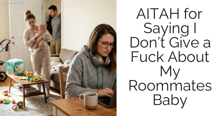 AITAH for Saying I Don’t Give a Fuck About My Roommates Baby
