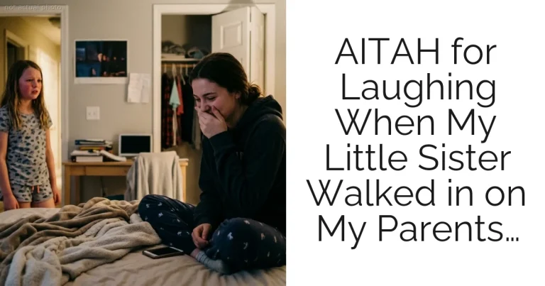 AITAH for Laughing When My Little Sister Walked in on My Parents…