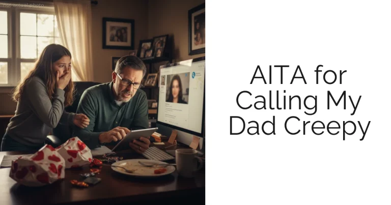 AITA for Calling My Dad Creepy