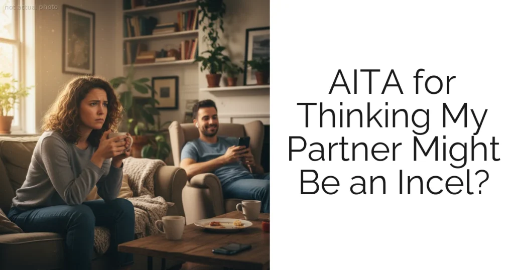 AITA for Thinking My Partner Might Be an Incel?