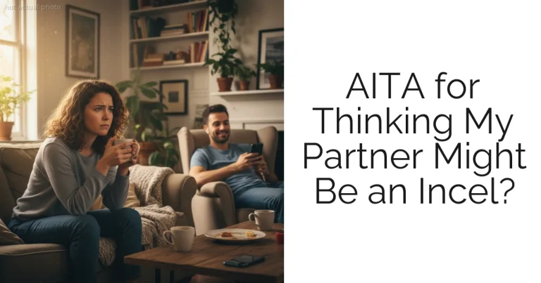AITA for Thinking My Partner Might Be an Incel?