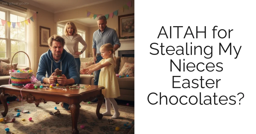 AITAH for Stealing My Nieces Easter Chocolates?