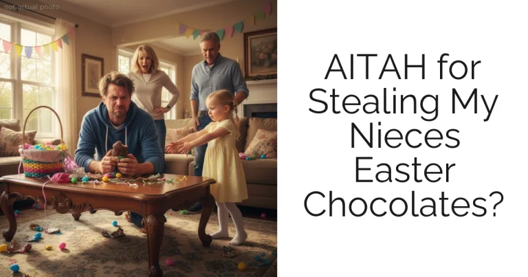 AITAH for Stealing My Nieces Easter Chocolates?