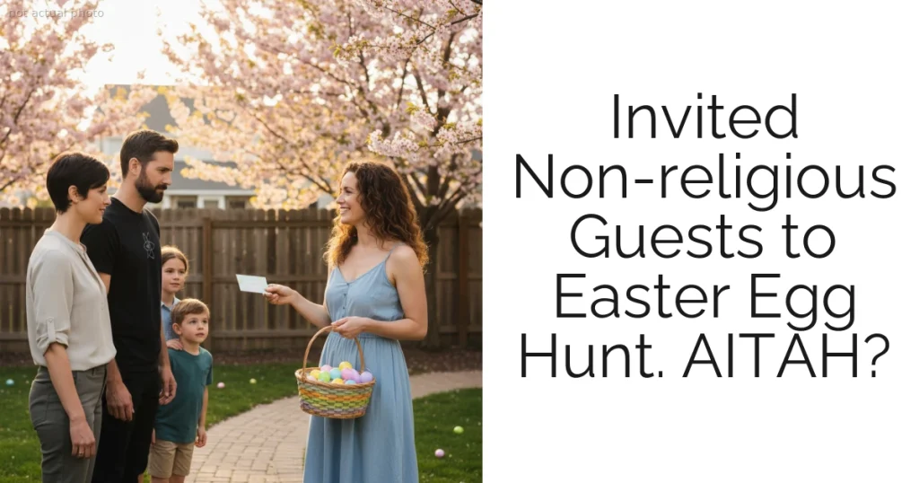 Invited Non-religious Guests to Easter Egg Hunt. AITAH?