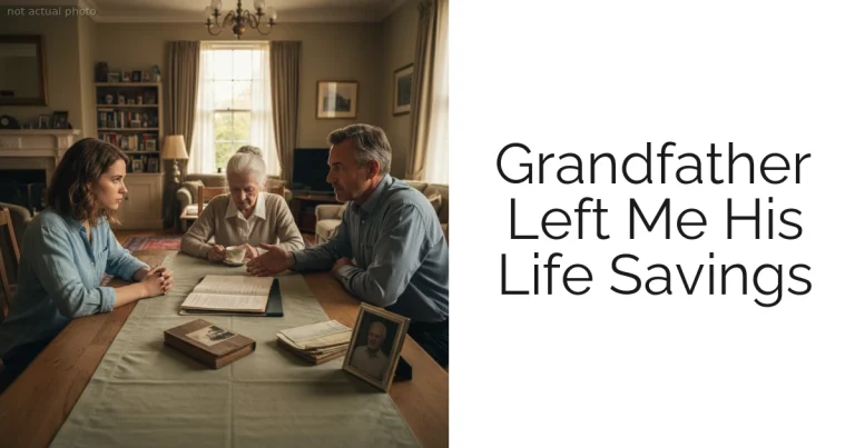 Grandfather Left Me His Life Savings