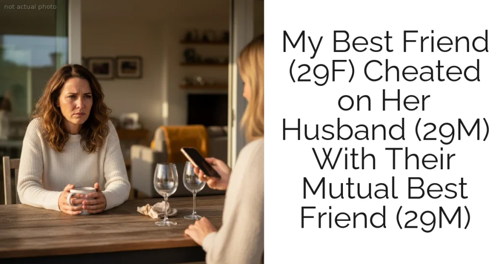 My Best Friend (29F) Cheated on Her Husband (29M) With Their Mutual Best Friend (29M)