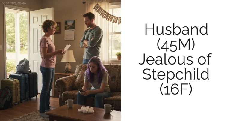 Husband (45M) Jealous of Stepchild (16F)