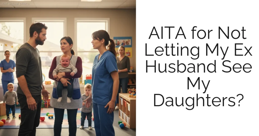 AITA for Not Letting My Ex Husband See My Daughters?