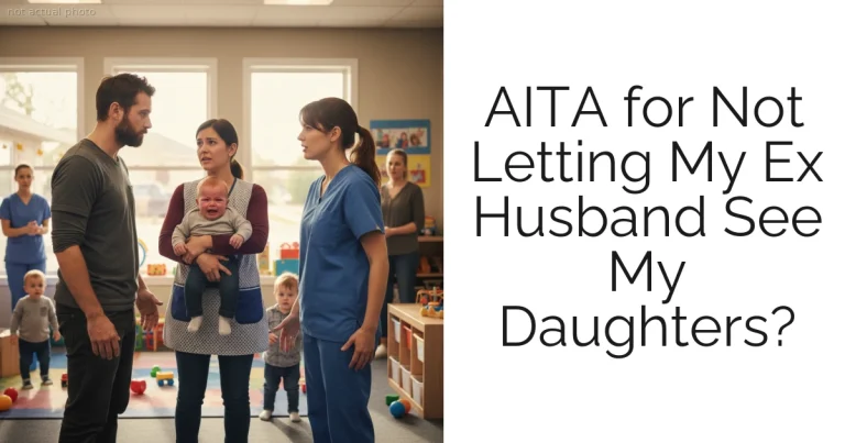 AITA for Not Letting My Ex Husband See My Daughters?
