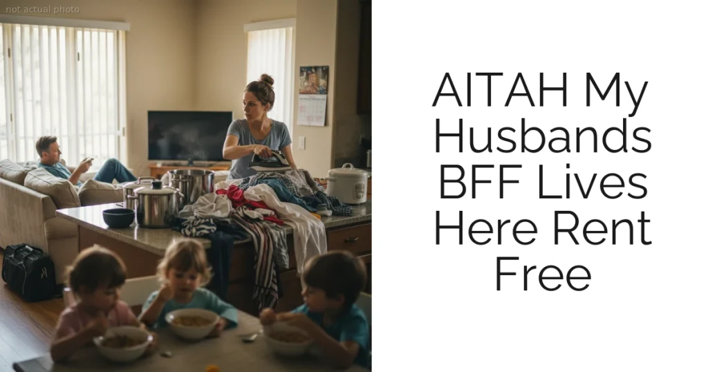 AITAH My Husbands BFF Lives Here Rent Free
