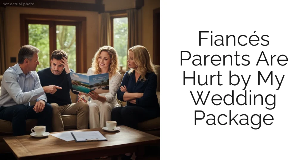 Fiancés Parents Are Hurt by My Wedding Package