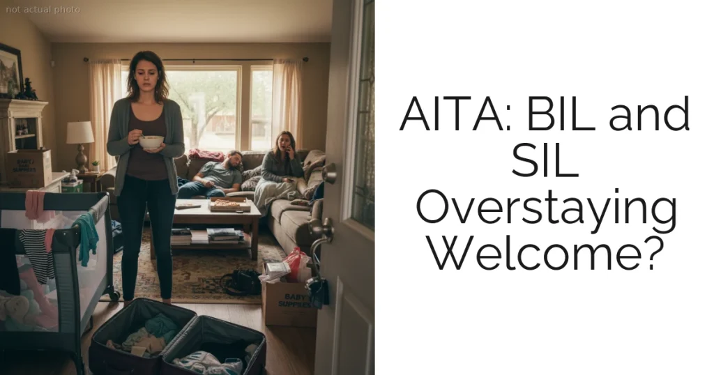 AITA: BIL and SIL Overstaying Welcome?