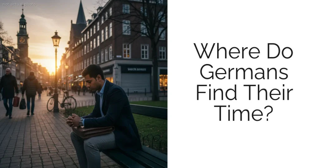 Where Do Germans Find Their Time?