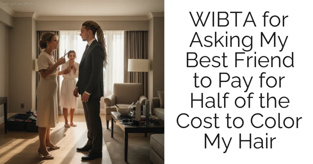 WIBTA for Asking My Best Friend to Pay for Half of the Cost to Color My Hair