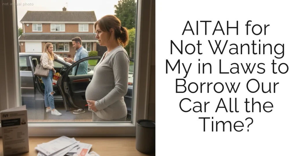 AITAH for Not Wanting My in Laws to Borrow Our Car All the Time?