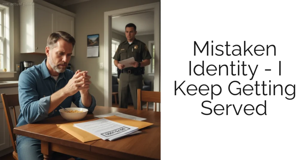 Mistaken Identity - I Keep Getting Served
