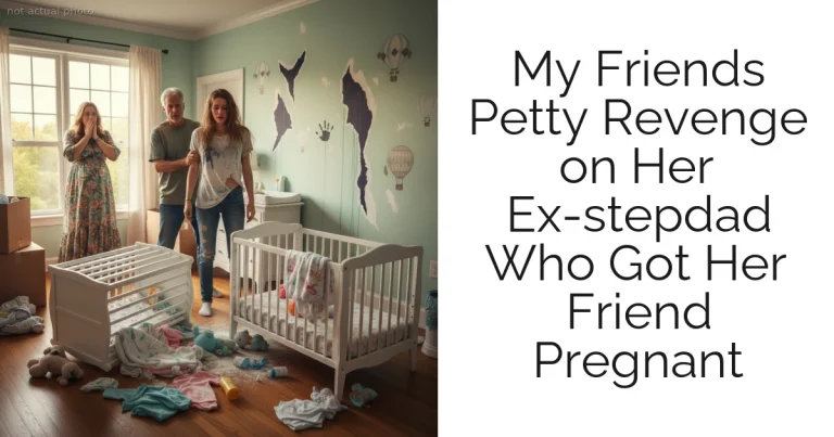 My Friends Petty Revenge on Her Ex-stepdad Who Got Her Friend Pregnant