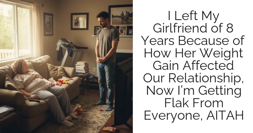 I Left My Girlfriend of 8 Years Because of How Her Weight Gain Affected Our Relationship, Now I’m Getting Flak From Everyone, AITAH