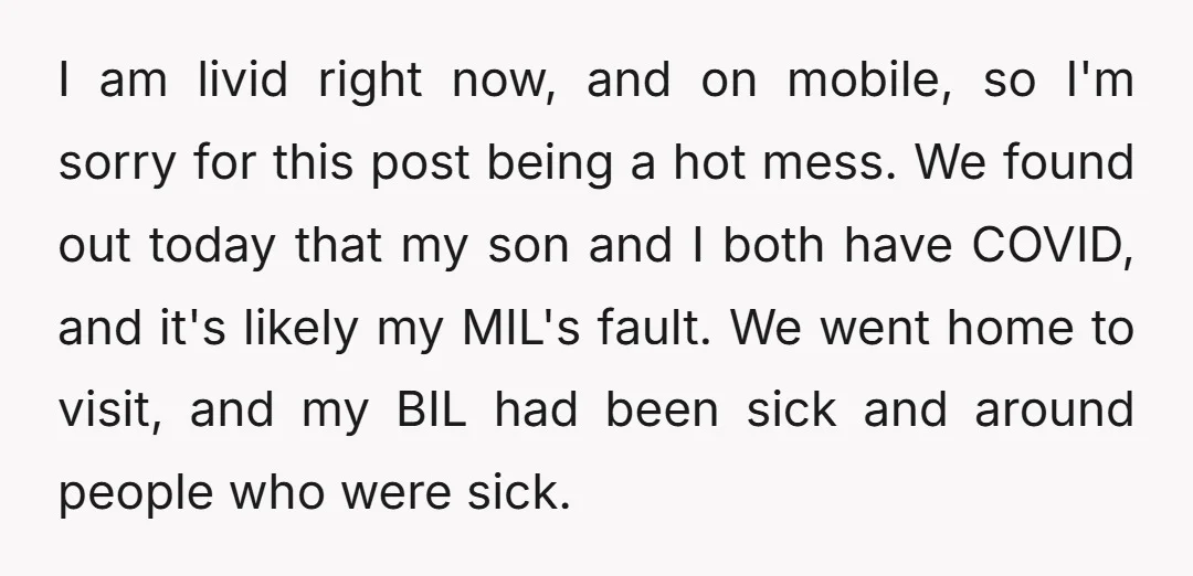 I am livid right now, and on mobile, so I'm sorry for this post being a hot mess. We found out today that my son and I both have COVID,...