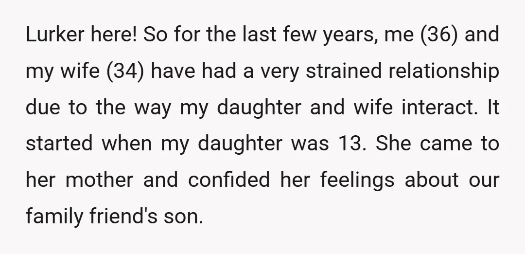 Lurker here! So for the last few years, me (36) and my wife (34) have had a very strained relationship due to the way my daughter and wife interact. It...