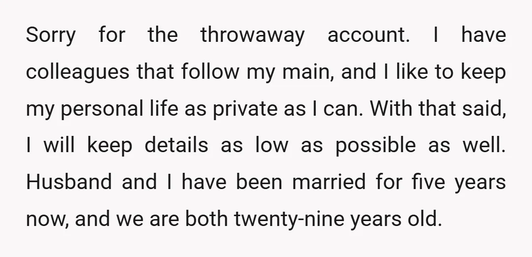Sorry for the throwaway account. I have colleagues that follow my main, and I like to keep my personal life as private as I can. With that said, I will...
