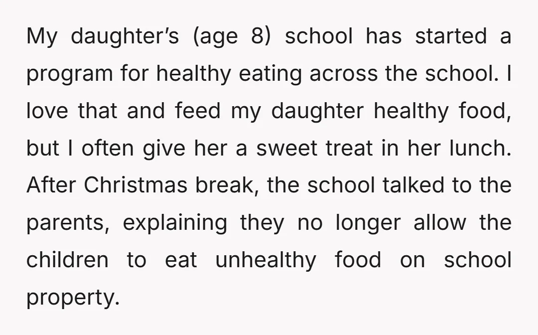 My daughter’s (age 8) school has started a program for healthy eating across the school. I love that and feed my daughter healthy food, but I often give her a...