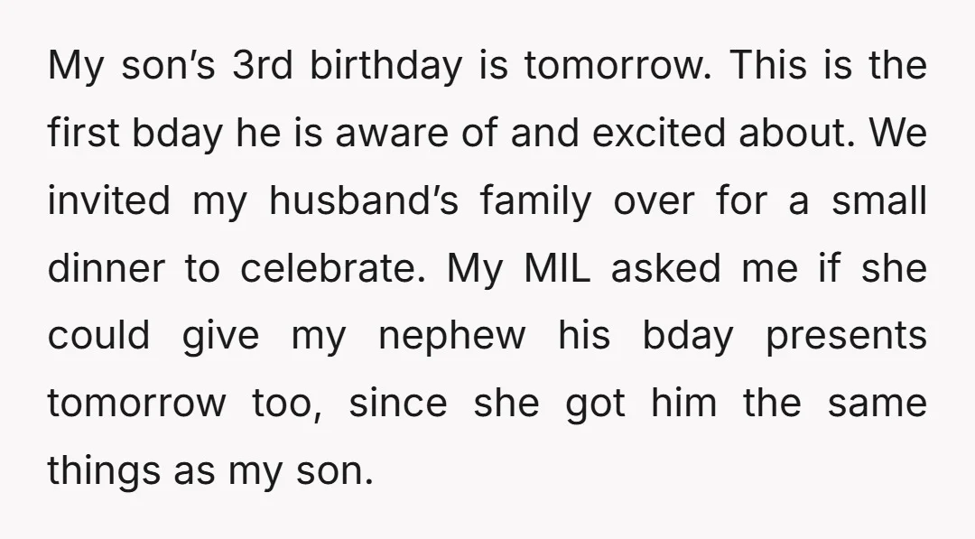 My son’s 3rd birthday is tomorrow. This is the first bday he is aware of and excited about. We invited my husband’s family over for a small dinner to celebrate....