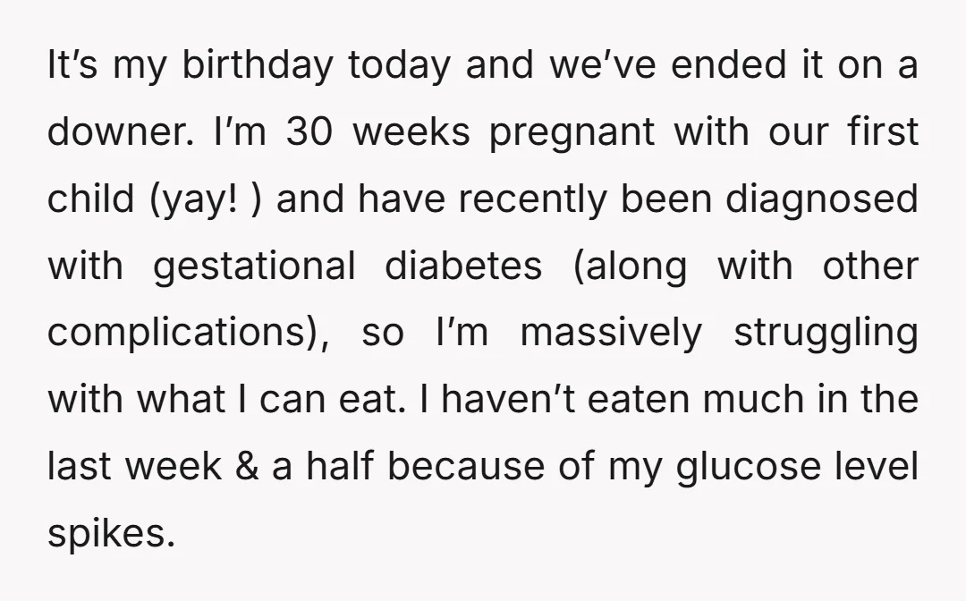 It’s my birthday today and we’ve ended it on a downer. I’m 30 weeks pregnant with our first child (yay! ) and have recently been diagnosed with gestational diabetes (along...