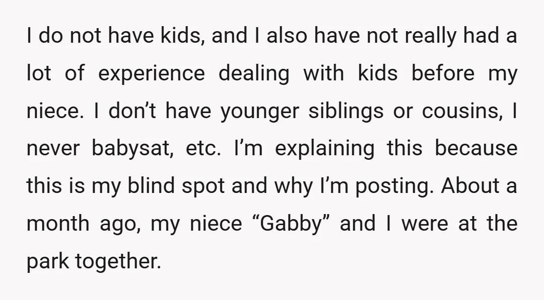 I do not have kids, and I also have not really had a lot of experience dealing with kids before my niece. I don’t have younger siblings or cousins, I...