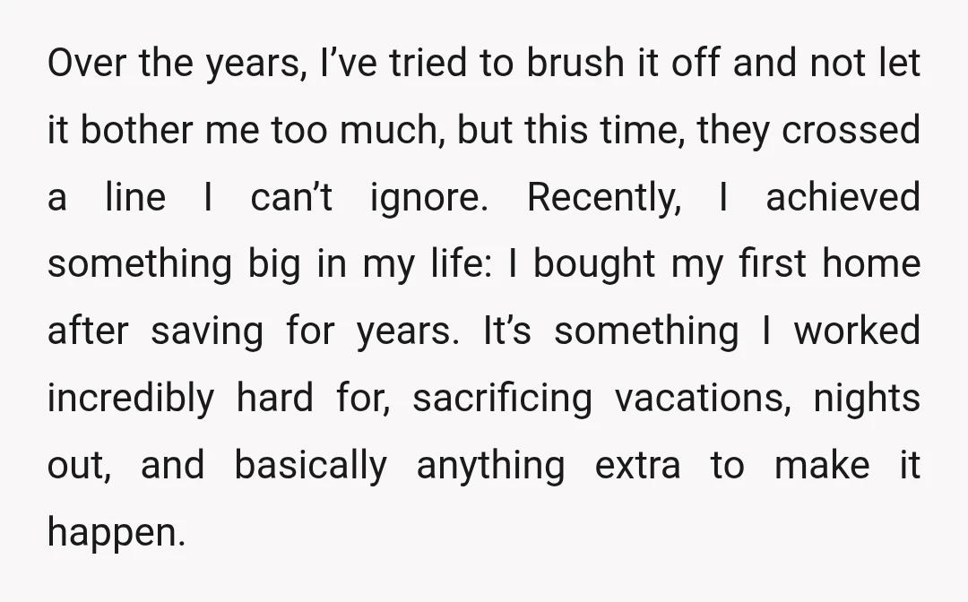 Over the years, I’ve tried to brush it off and not let it bother me too much, but this time, they crossed a line I can’t ignore. Recently, I achieved...