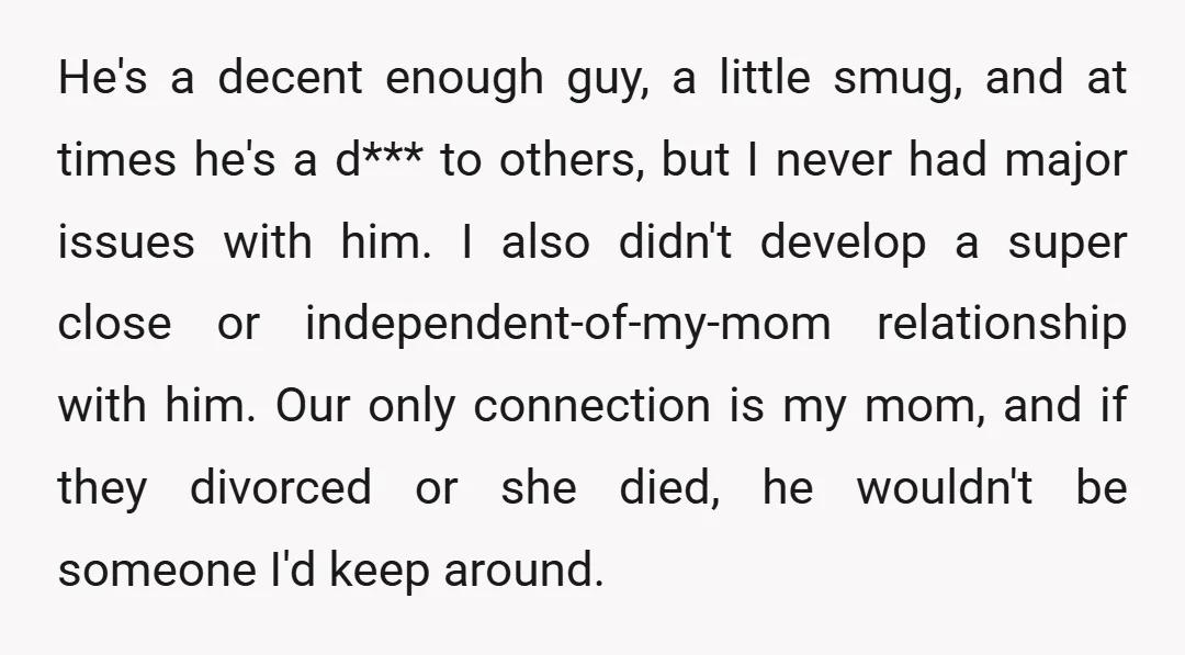 He's a decent enough guy, a little smug, and at times he's a d*** to others, but I never had major issues with him. I also didn't develop a super...